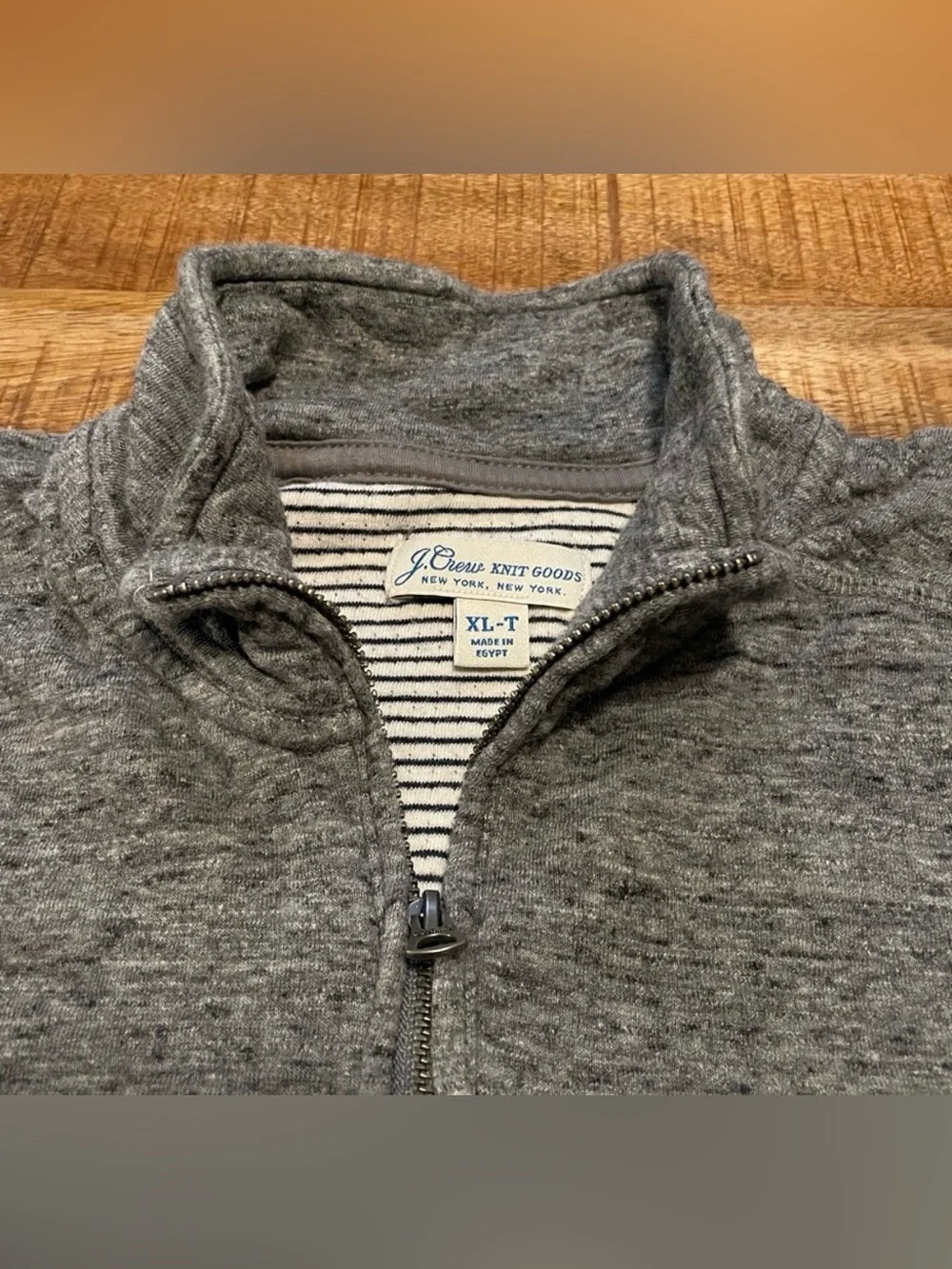 J. Crew Double Knit Half-Zip Pullover